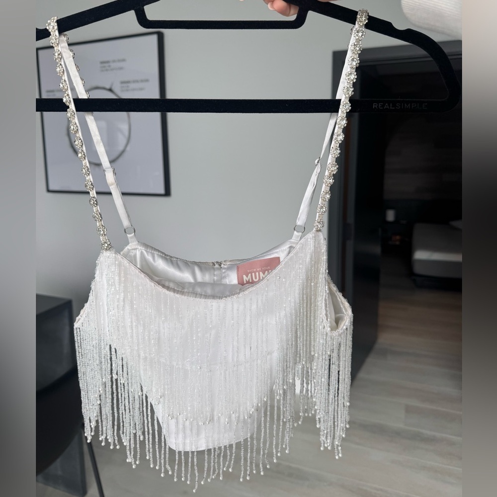 Show Me Your MuMu Swift Fringe Top